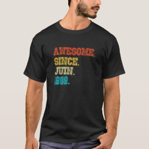 T-shirt 33e anniversaire extraordinaire depuis février 198