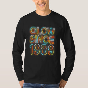 T-shirt 33e anniversaire Glow depuis 1989 Lunettes de sole