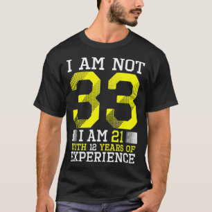 T-shirt 33e anniversaire homme femme 33 ans cadeau 