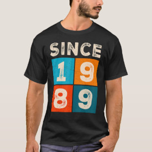 T-shirt 33ème anniversaire stupéfiant depuis 1989