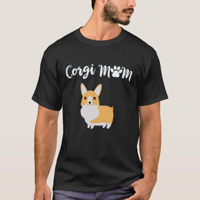 T-shirt 34 Maman Corgi Corgi (Devant)