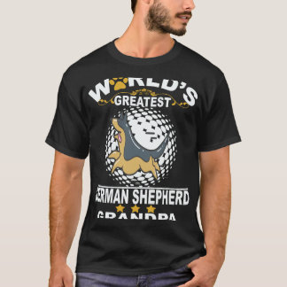 T-shirt 34 Meilleur Père Allemand Berger Allemand du Monde