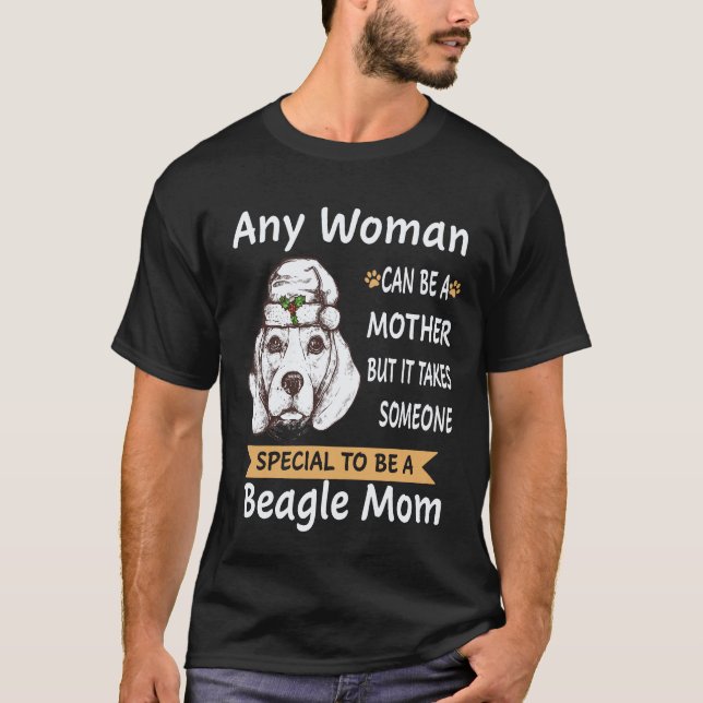 T-shirt 34 Spécial pour être une maman Beagle Beagle (Devant)