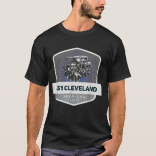 T-shirt 351 Cleveland V8 Muscle voiture légende Moteur Ret