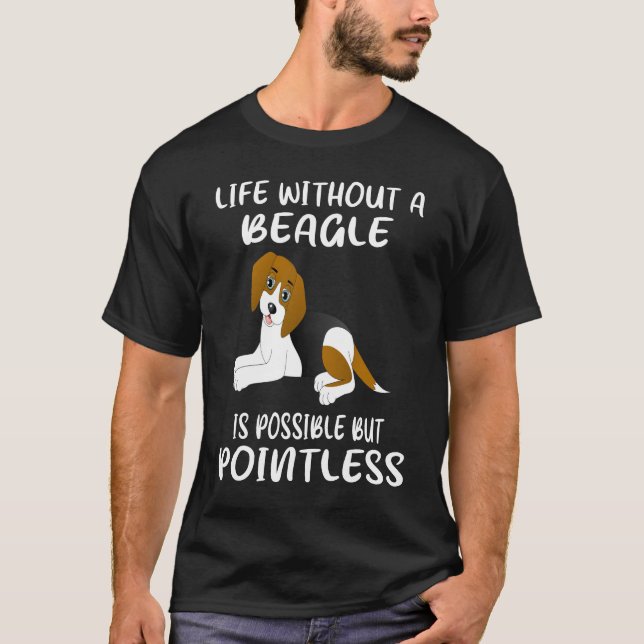 T-shirt 352 Vie Sans Beagle (Devant)