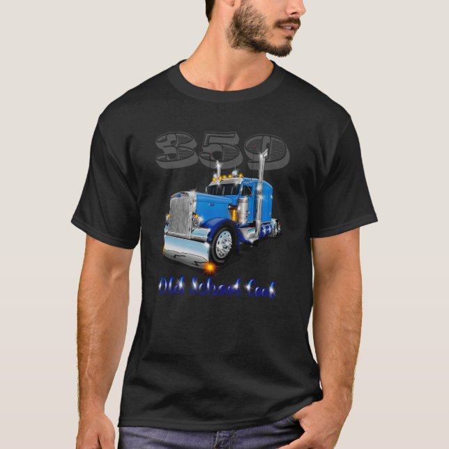 T-shirt 359 Peterbilt doodle Classic (Devant)