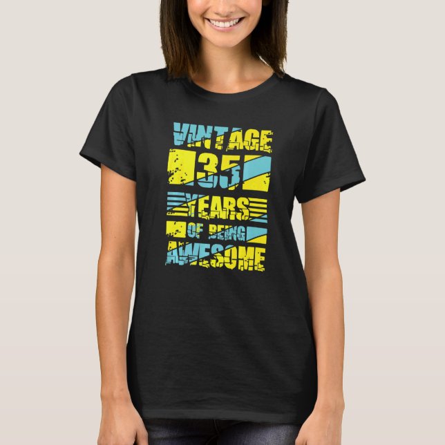 T-shirt 35 ans 35e anniversaire 17 (Devant)