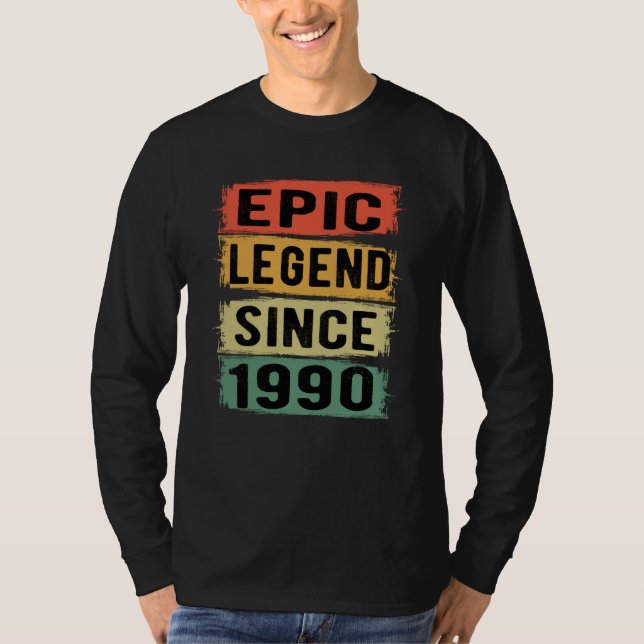T-shirt 35 ans Vieux Anniversaire Epic Légende 35e anniver (Devant)
