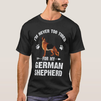 T-shirt 35 Je ne suis jamais trop fatigué pour mon berger 