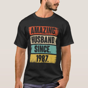 T-shirt 35 Mariages Aniversaire Le Cadeau - Mari Extraordi