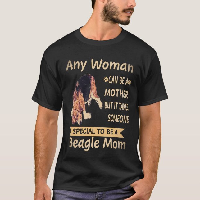 T-shirt 35 Spécial pour être une mère Beagle Beagle (Devant)