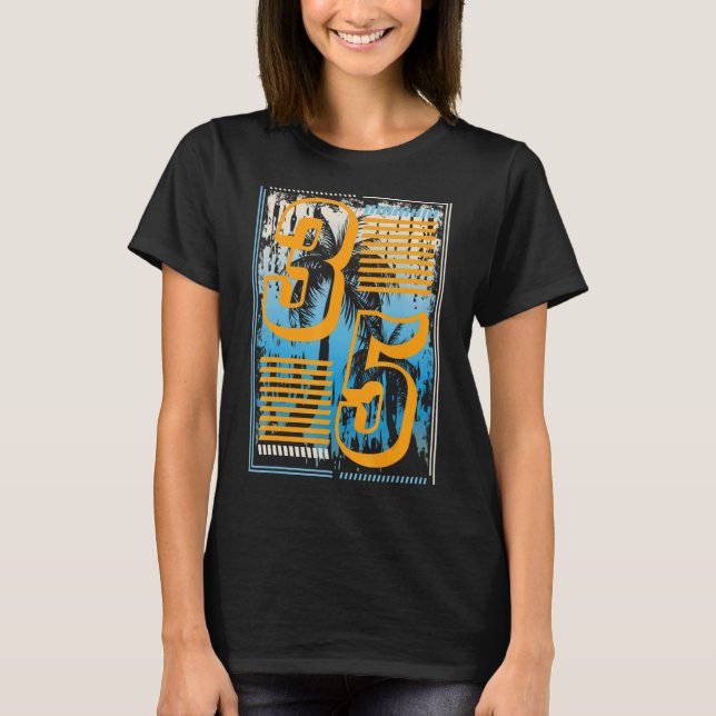 T-shirt 35 Years Old 35th Birthday 1 (Devant)