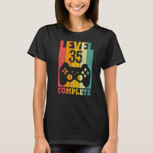 T-shirt 35e anniversaire Dames Mens Niveau 35 ans 1987 2