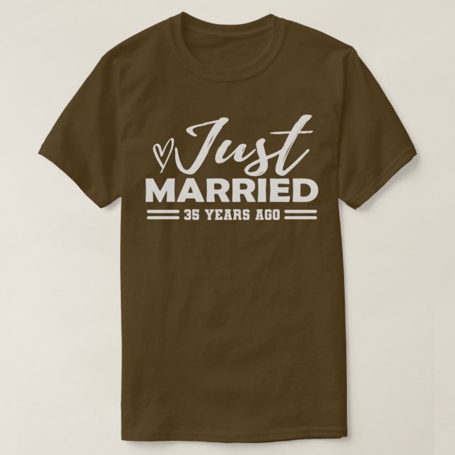 T-shirt 35e anniversaire du Mariage 35 ans 1 (Design devant)