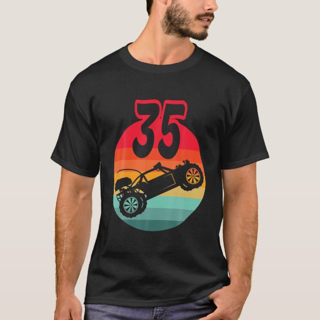 T-shirt 35E Anniversaire I Racing Jeu I Remote Control RC (Devant)