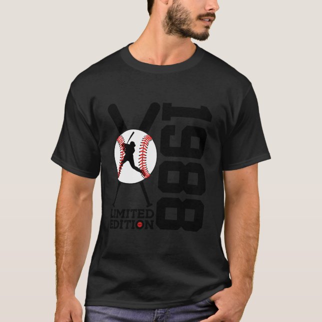 T-shirt 35e Baseball 1988 (Devant)