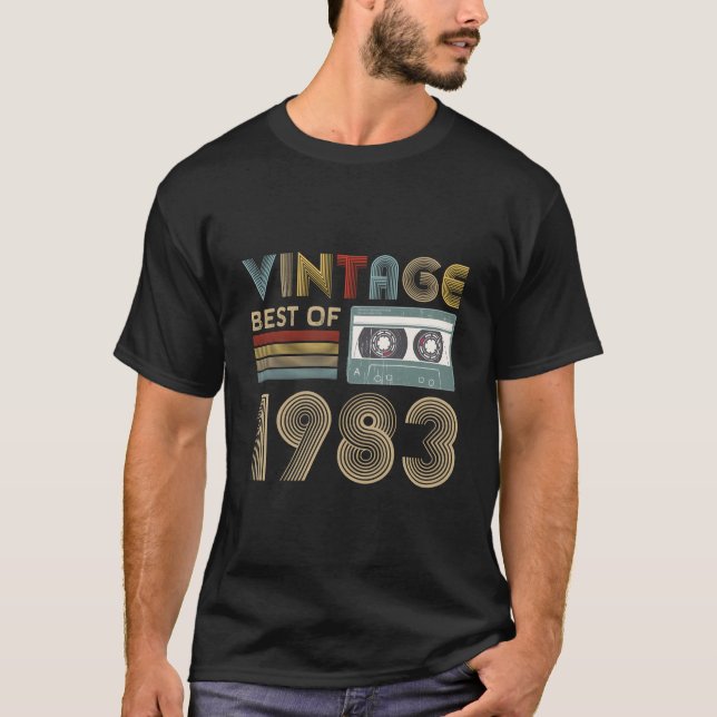 T-shirt 365 Meilleur de 1983 (Devant)