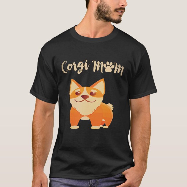 T-shirt 36 Maman Corgi Corgi (Devant)