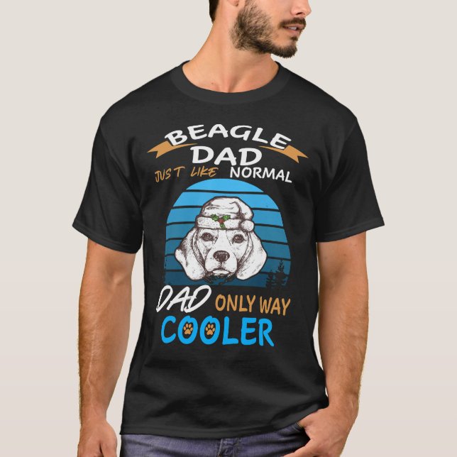 T-shirt 36 Papa Beagle papa Glacière (Devant)