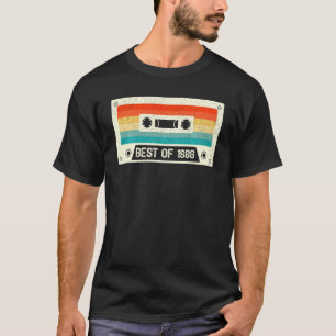 T-shirt 36 Year Old Cassette Tape Vintage Best Of 1986 36t