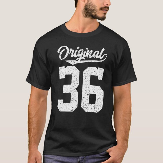 T-shirt 36e anniversaire et original trente six (Devant)