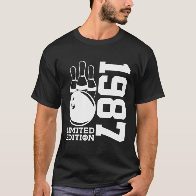 T-shirt 36E Bowling 1987 (Devant)