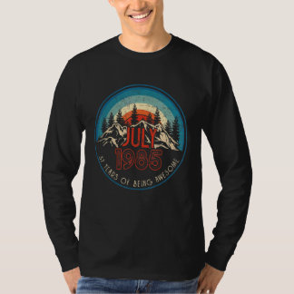 T-shirt 37 Anniversaire Juillet 1985