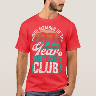 T-shirt 37 Anniversaire Plongée sous-marine Plongée sous-m