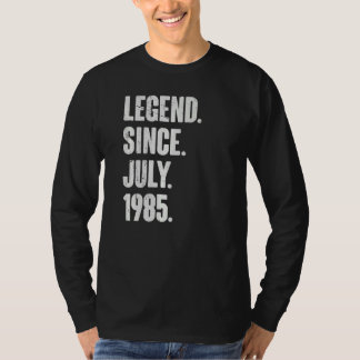 T-shirt 37 Ans 37e Anniversaire Légende depuis juillet 198