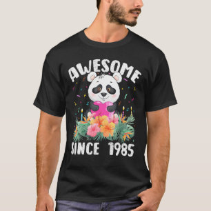 T-shirt 37 Ans Amoureux Des Pandas Incroyable Depuis 1985 