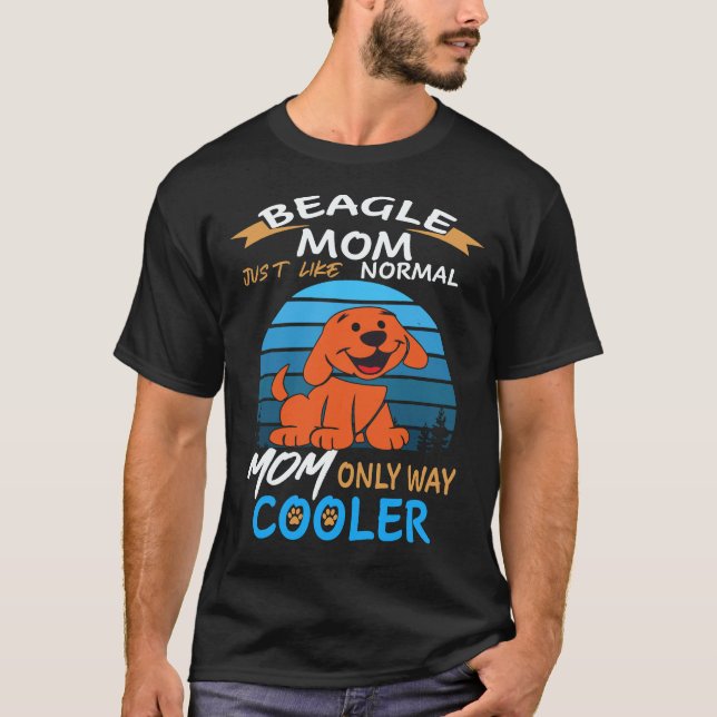 T-shirt 37 Beagle Maman Glacière Beagle (Devant)