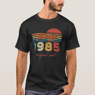 T-shirt 37 Cadeaux d'anniversaire Vintage 1985 Original Pa