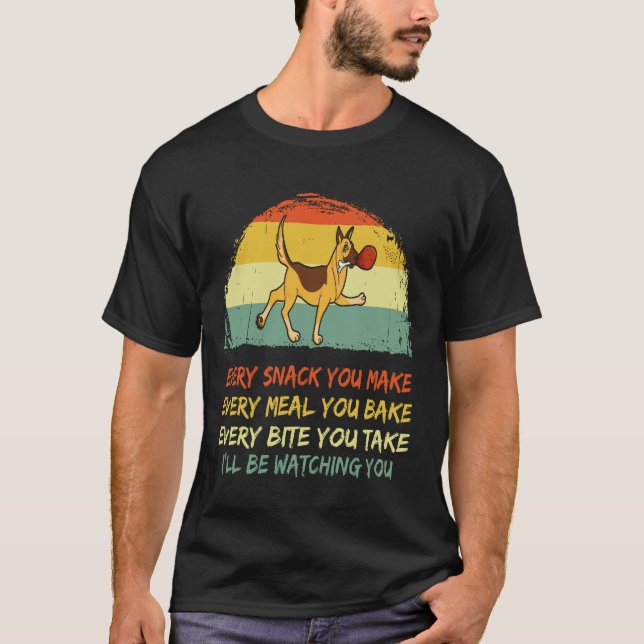 T-shirt 37 Chaque collation que vous préparez... Je vais v (Devant)