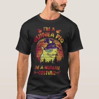 T-shirt 37 Costume d'Halloween de cochon d'Inde pour humai
