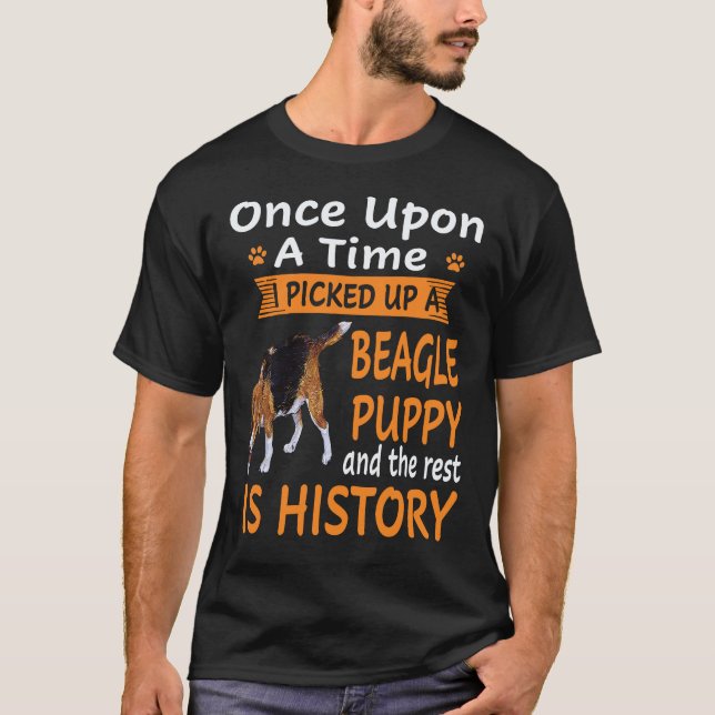 T-shirt 37 Il était une fois - chiot Beagle Beagle (Devant)
