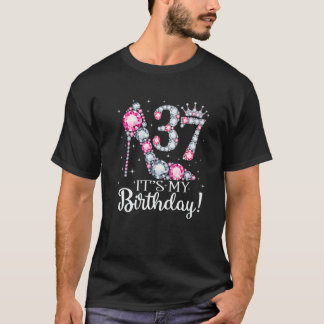 T-shirt 37 It's My Birthday 1985 37Th Birthday Tee Gifts F