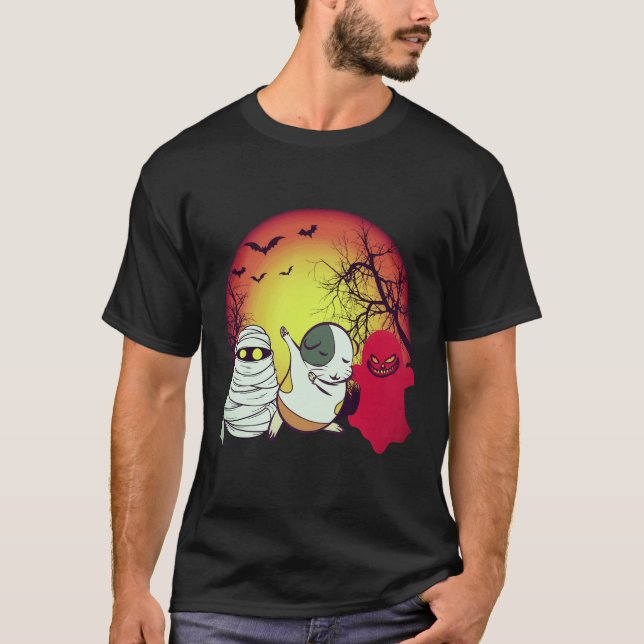 T-shirt 38 Cobaye Halloween Citrouille (Devant)