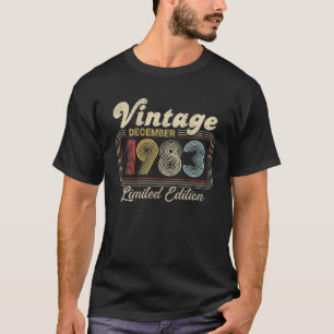 T-shirt 38 Year Old 38Th Birthday Vintage December 1983 Me