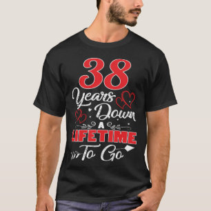 T-shirt 38e anniversaire. 38 Ans Après Une Vie À Partir