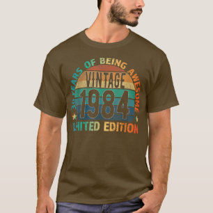 T-shirt 38e Birthday Poison Men Vintage 1984 38 Years Old