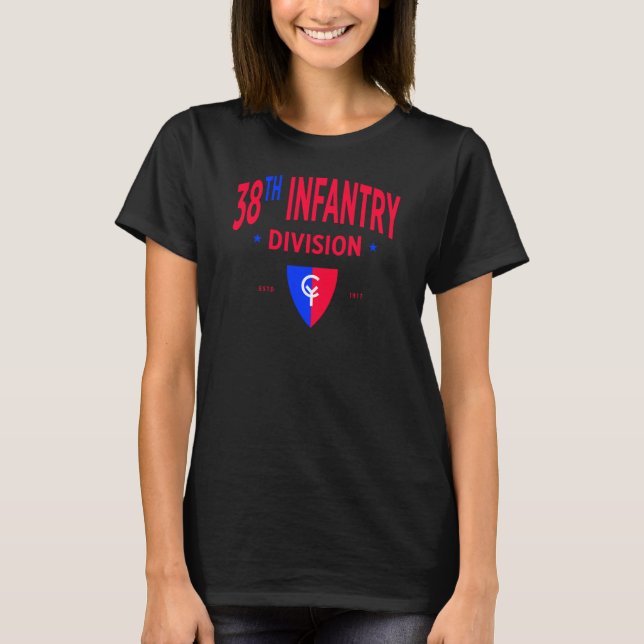 T-shirt 38e division d'infanterie - US Military Women (Devant)