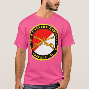 T-shirt 38e Régiment de cavalerie Fort Bragg NC w Branche 
