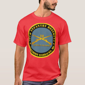 T-shirt 38e Régiment d'infanterie Soldats de Buffalo Jeffe