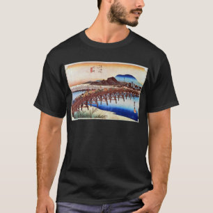 T-shirt 39. 岡崎宿, 広重 Okazaki-juku, Hiroshige, Ukiyo-e