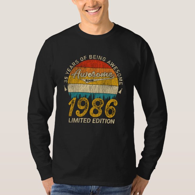 T-shirt 39 Ans 1986 Rétro Magnifique 39e anniversaire Cade (Devant)