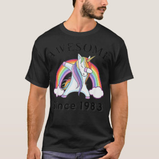 T-shirt 39 ans Awesome depuis 1983 39e anniversaire
