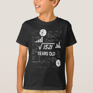 T-shirt 39 ans Enseignant des mathématiques Anniversaires 