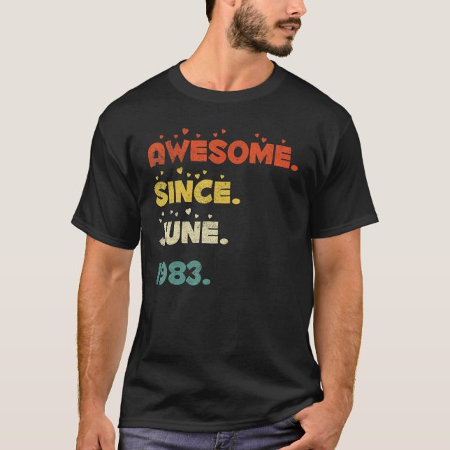 T-shirt 39 Ans Juin 1983 (Devant)