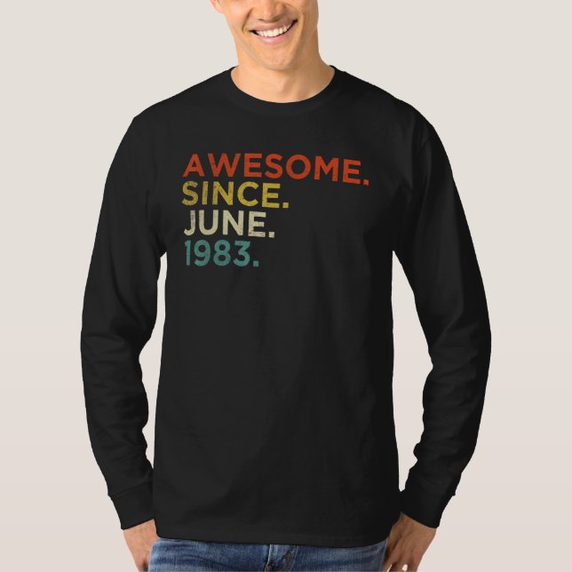T-shirt 39 Ans Juin 1983 (Devant)