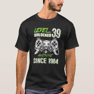 T-shirt 39e Anniversaire Femmes Hommes Nés En 1984 39 Ans